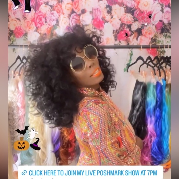 ✨ BLACK SOFT AFRO CURLY  CURLS FULL CAP WIG *NEW* - Picture 11 of 12